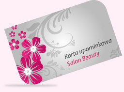 Karta upominkowa salon kosmetyczny